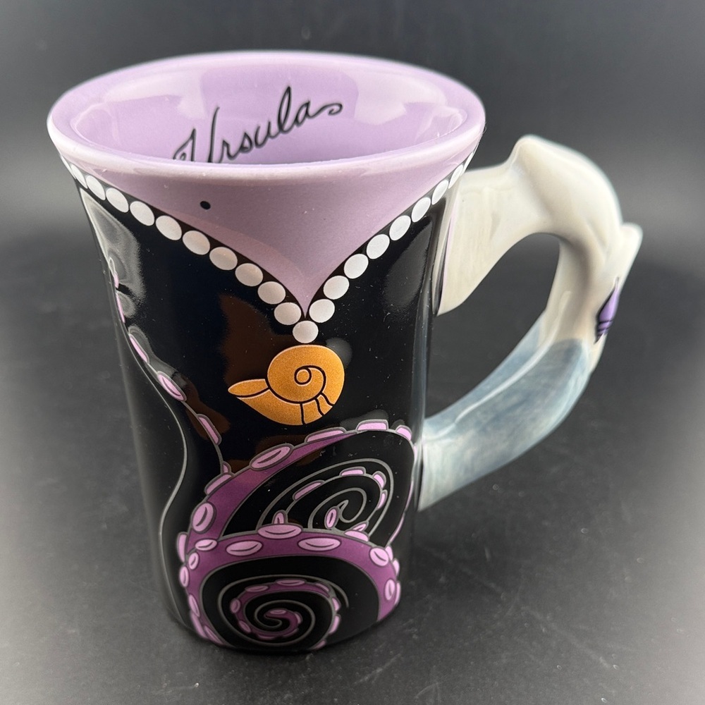 Disney Parks The Little Mermaid Villains Ursula Signature 3D Mug